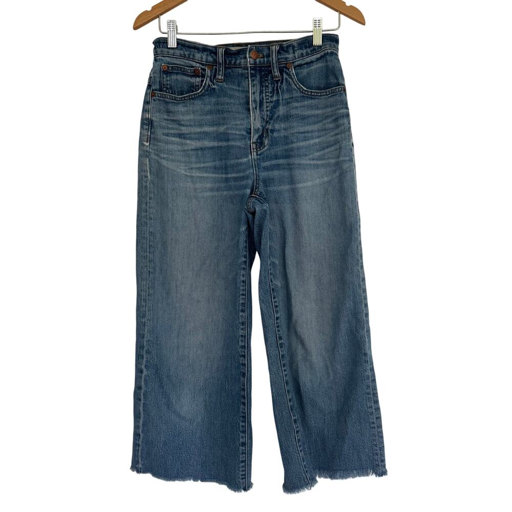 Madewell Wide-Leg Crop size 27 Denim Jeans Frida Wash